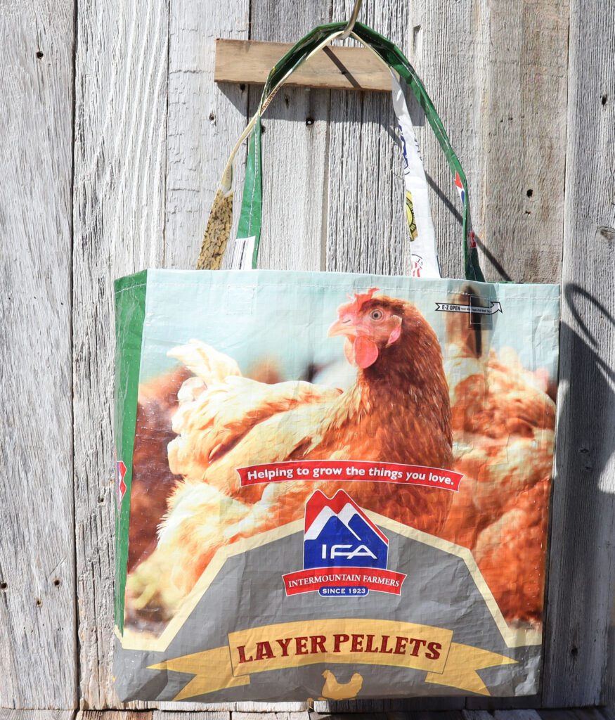 Chicken Feedbag Tote Bag
