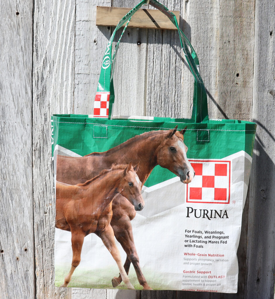Horse Feedbag Tote Bag